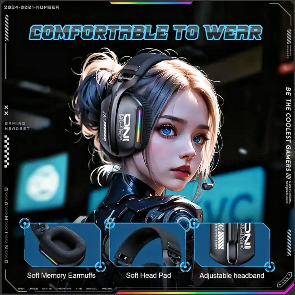 Tactical RGB Wireless Gaming Headset