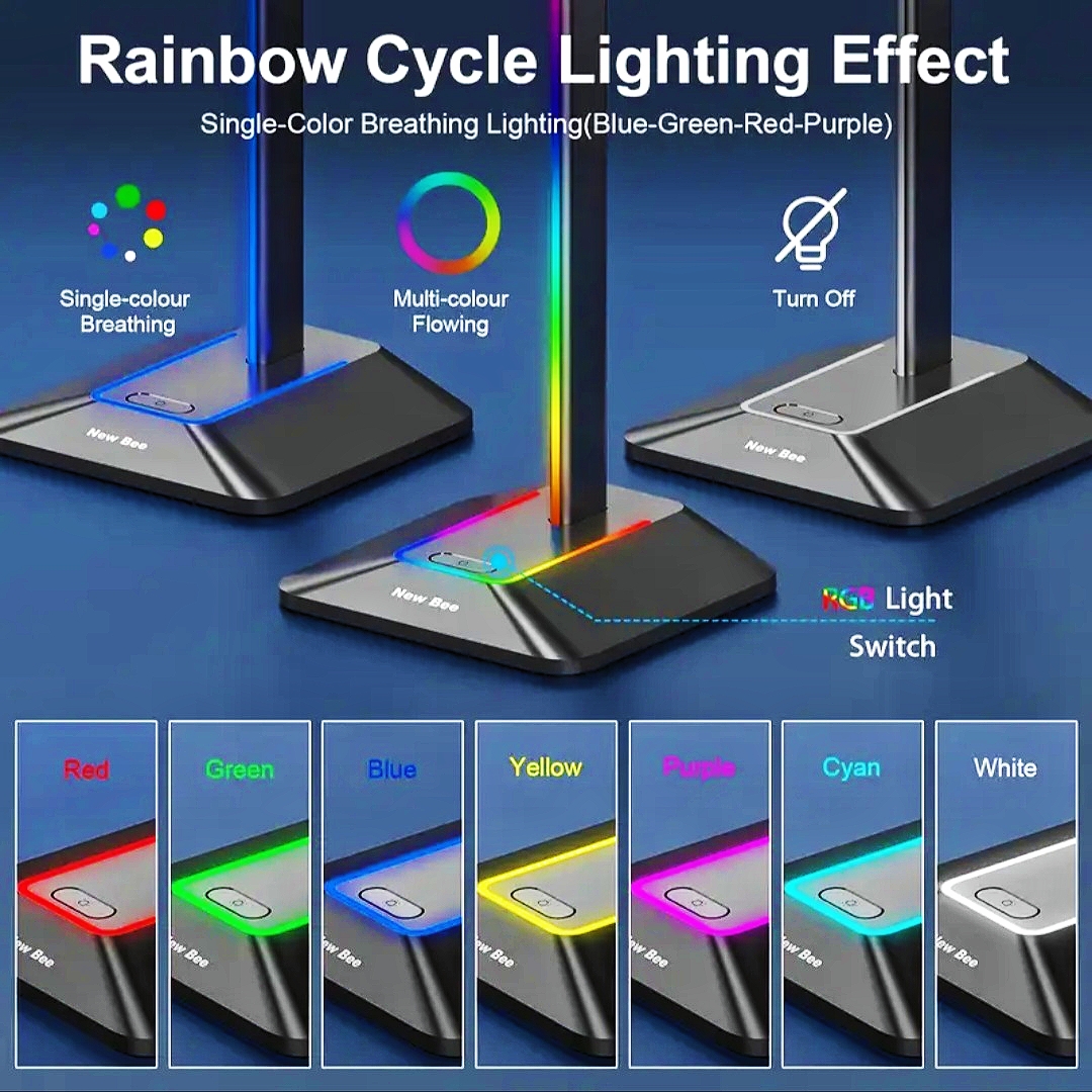 Tactical RGB Headset Stand - Image 5