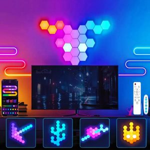 Tactical RGB Hexagon Wall Lights